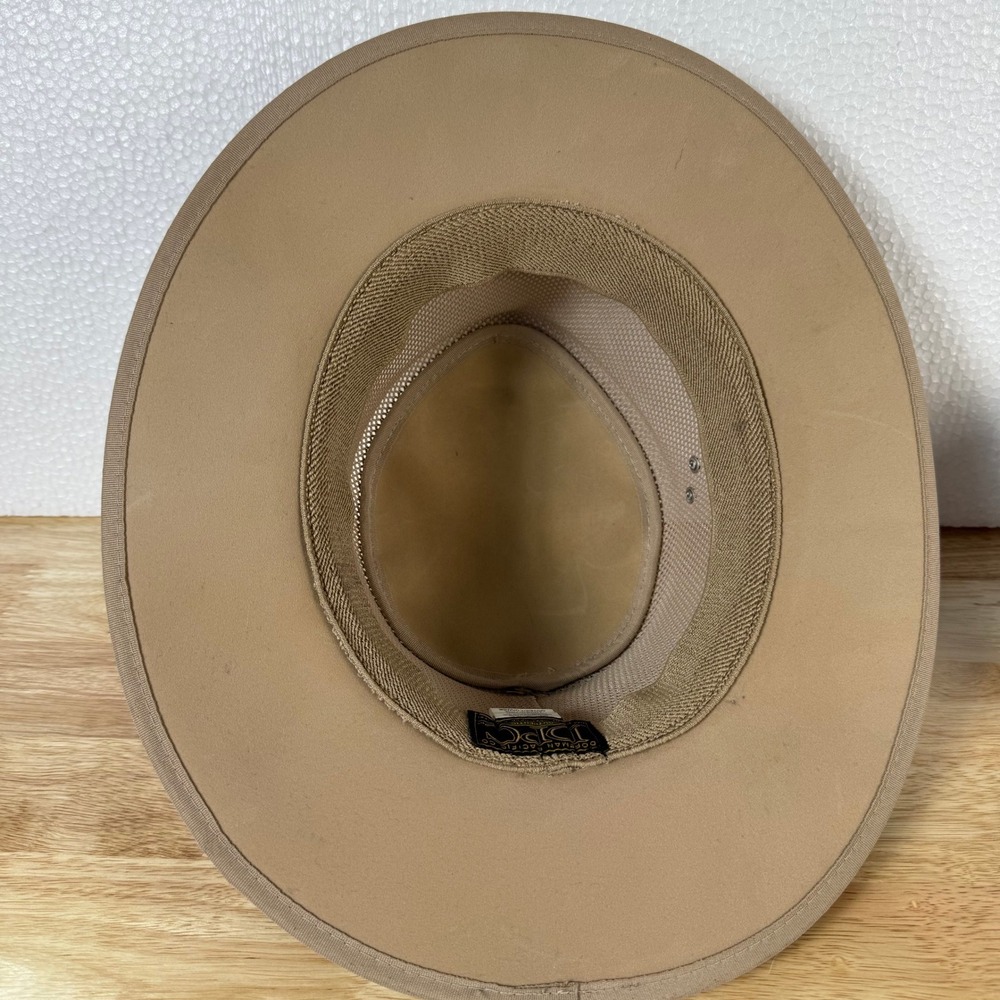 Dorfman Pacific DPC Outdoor Sun Hat Aussie Safari Hiking Fishing Tan Large Brim - Picture 6 of 8